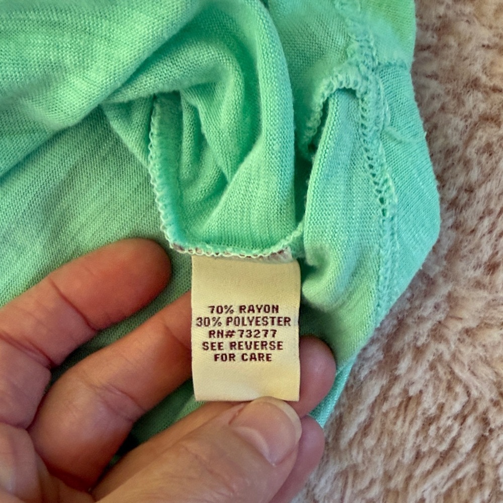 Mudd Light Green Women's Blouse - Picture 4 of 6